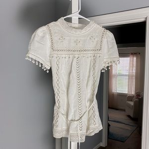 NWOT Anthropologie (Leifnotes) Whimsical Blouse